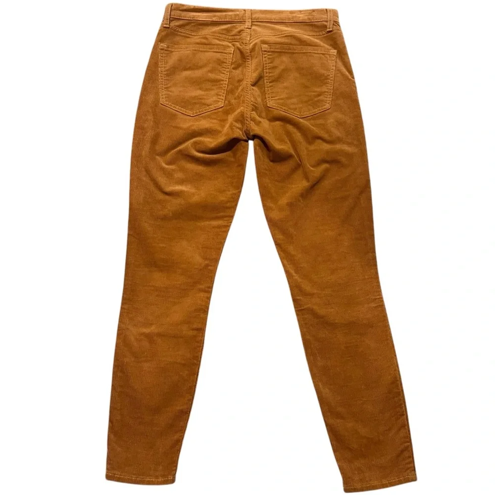 Gap Denim Brown Orange Corduroy Legging Skinny Jeans Women’s Size Small 4/27 - Picture 2 of 8
